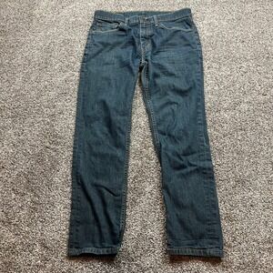 Levi Strauss 511 Mens 35x30 Dark Wash Slim Fit Jeans Denim Pants